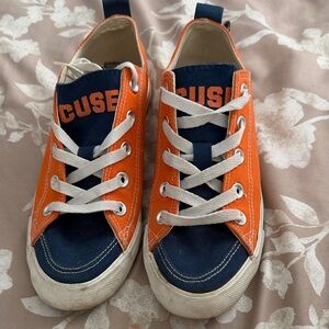 Women's Orange and Blue Sneakers